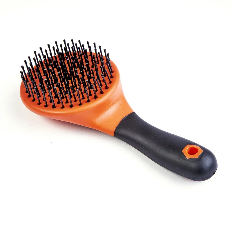 EZI-GROOM Grip Mane and Tail Brush in Orange-1